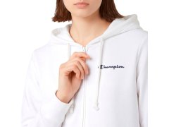 Dámská mikina Champion s&nbsp;kapucí na zip bílá 118406 WW001 3