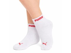Puma dámské ponožky, 3 ks v balení, nad kotník, bavlna, růžová/červená/bílá, dámské 2