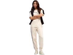 Dámské kalhoty Puma ESS Graphic Animal Comfort beige 692464 87 dámské 4