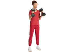 Dámské kalhoty adidas Train Essentials 3-Stripes Woven červené KF8554 dámské 5