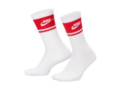 Nike Everyday Elevated Crew 3 páry bílých a červených ponožek IM7949 900 1
