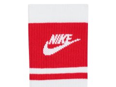 Nike Everyday Elevated Crew 3 páry bílých a červených ponožek IM7949 900 3