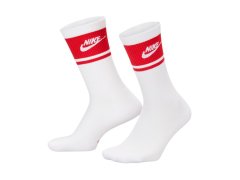 Nike Everyday Elevated Crew 3 páry bílých a červených ponožek IM7949 900 5