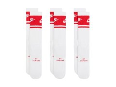 Nike Everyday Elevated Crew 3 páry bílých a červených ponožek IM7949 900 6