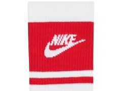 Nike Everyday Elevated Crew 3 páry bílých a červených ponožek IM7949 900 7