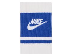 Nike Everyday Elevated Crew 3 páry bílých a modrých ponožek IM7949 904 3