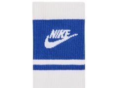 Nike Everyday Elevated Crew 3 páry bílých a modrých ponožek IM7949 904 7