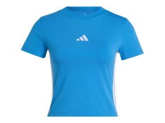 Adidas Essentials dámské tričko 3-Stripes Slim Baby světle modré KD2341 1