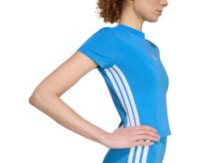 Adidas Essentials dámské tričko 3-Stripes Slim Baby světle modré KD2341 3