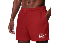 Plavky Nike Logo Lap 5" Volley, červené, NESSG574 614 2
