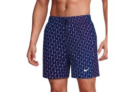 Plavky Nike Breaker Swoosh Link Midnig v tmavě modré, růžové a fialové barvě NESSG577 440 2