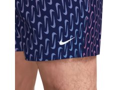 Plavky Nike Breaker Swoosh Link Midnig v tmavě modré, růžové a fialové barvě NESSG577 440 3