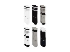 Ponožky Nike Everyday Cush Crew Youth 6PR bílé, šedé, černé CK7302 901 1