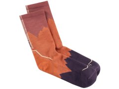 Ponožky BUFF Merino Lightweight Crew 137796221, hnědé, velikost 36–38 2
