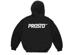 Mikina s kapucí Prosto Infinity Zip KL261MSWE2031, černá, velikost L 1
