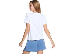 Tričko Skechers Signature s výstřihem do V TP167-WHT, bílé, velikost L 2