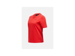 Tričko PEAK PERFORMANCE Original Small Logo Tee Women, červené 1