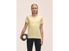 Dámské tričko Casall Soft Texture Tee, žluté 1