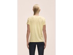 Dámské tričko Casall Soft Texture Tee, žluté 3