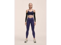 Dámské legíny s&nbsp;vysokým pasem Casall Overlap High Waist Tights, fialové 3
