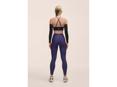 Dámské legíny s&nbsp;vysokým pasem Casall Overlap High Waist Tights, fialové 4