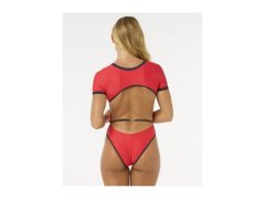 Plavky RIP CURL Bomba Ss Cheeky Surf Suit, červené 2
