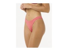 Červené plavky RIP CURL Shell Cove High Leg Cheeky 1
