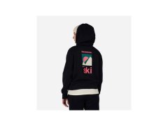 Dámská mikina ROSSIGNOL W WATERFALL H RELAX SWEATSHIRT černá dámská 2