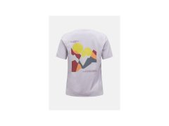 Dámské tričko PEAK PERFORMANCE W Explore Graphic Tee, šedé 1