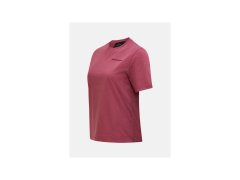 Dámské tričko PEAK PERFORMANCE W Original Small Logo Tee, červené 2