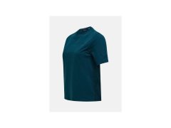 Dámské tričko PEAK PERFORMANCE W Original Small Logo Tee, zelené 2