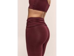 Dámské kalhoty CASALL Sublime Folded Flare Pants, barva bordová 1