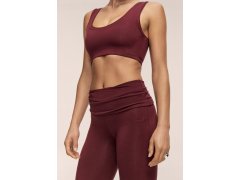 Dámské kalhoty CASALL Sublime Folded Flare Pants, barva bordová 4