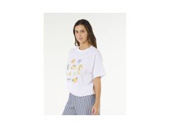 Dámské tričko RIP CURL Poolside Heritage Tee, bílé 1