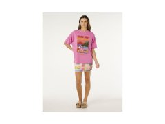 Dámské tričko RIP CURL Hayley O Heritage Tee, růžové 1