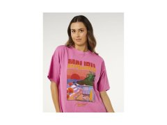 Dámské tričko RIP CURL Hayley O Heritage Tee, růžové 3