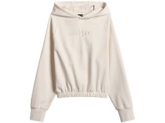 Dámská mikina 4F F2175 krémová 4FWSS26TSWSF2175 12S 1