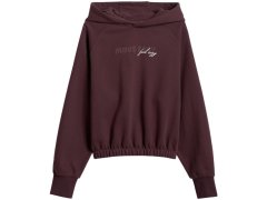 Dámská mikina 4F F2175 tmavě hnědá 4FWSS26TSWSF2175 80S 1