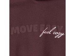 Dámská mikina 4F F2175 tmavě hnědá 4FWSS26TSWSF2175 80S 5