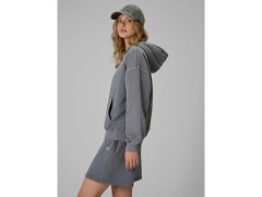 Dámská mikina s kapucí v oversize střihu 4F 4FRSS26TSWSF3189-27S 3
