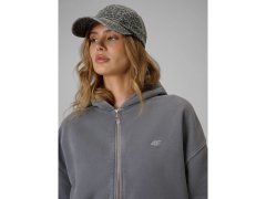 Dámská mikina s kapucí v oversize střihu 4F 4FRSS26TSWSF3189-27S 4