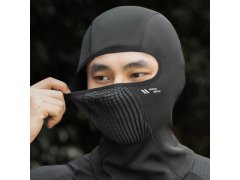 Cyklistická kukla Rockbros LF25699 z&nbsp;fleece – černá 5