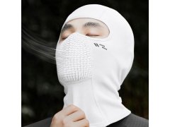 Cyklistická kukla Rockbros LF25699 z fleece – bílá 1