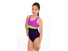 Plavky Aqua-speed Emily Junior růžovo-fialové 2