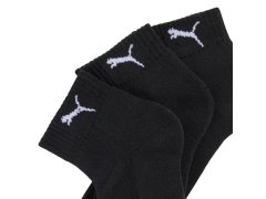Ponožky Puma Cushioned Quarter, balení po 3 kusech, černé, 938581 01 1