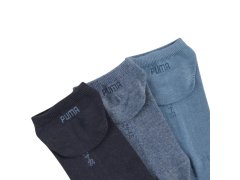 Ponožky Puma Sneaker Plain, balení po 3 kusech, tmavě modré, modré 938624 22 1
