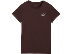 Dámské tričko Puma ESS Small No.1 Logo Tee(s), tmavě hnědé, 682373, 33 1