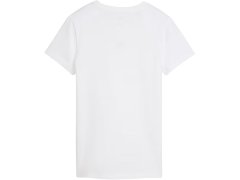 Dámské tričko Puma Ess Centered Cat Logo Tee, bílé, 692916 02 2