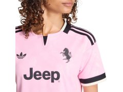 Dámské tričko adidas Juventus 26/27 Away Cropped Jersey, růžovo-černé, KB8842 4