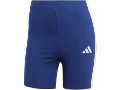 Dámské kraťasy adidas Essentials 3-Stripes High Waisted Biker, modré, JE1225, dámské 1